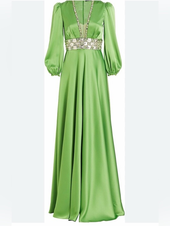 Jenny Packham Dresses & Skirts - Jenny Packman Merida Beaded Satin Gown